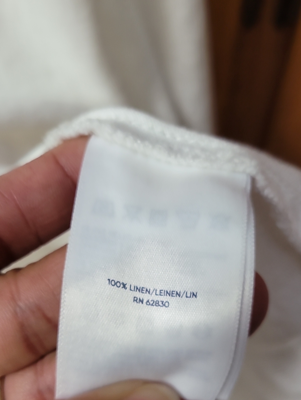 Lands' End 100% Linen White Sleeveless Maxi Dress - Picture 3 of 6